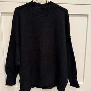 Zesica Black Knit Sweater
